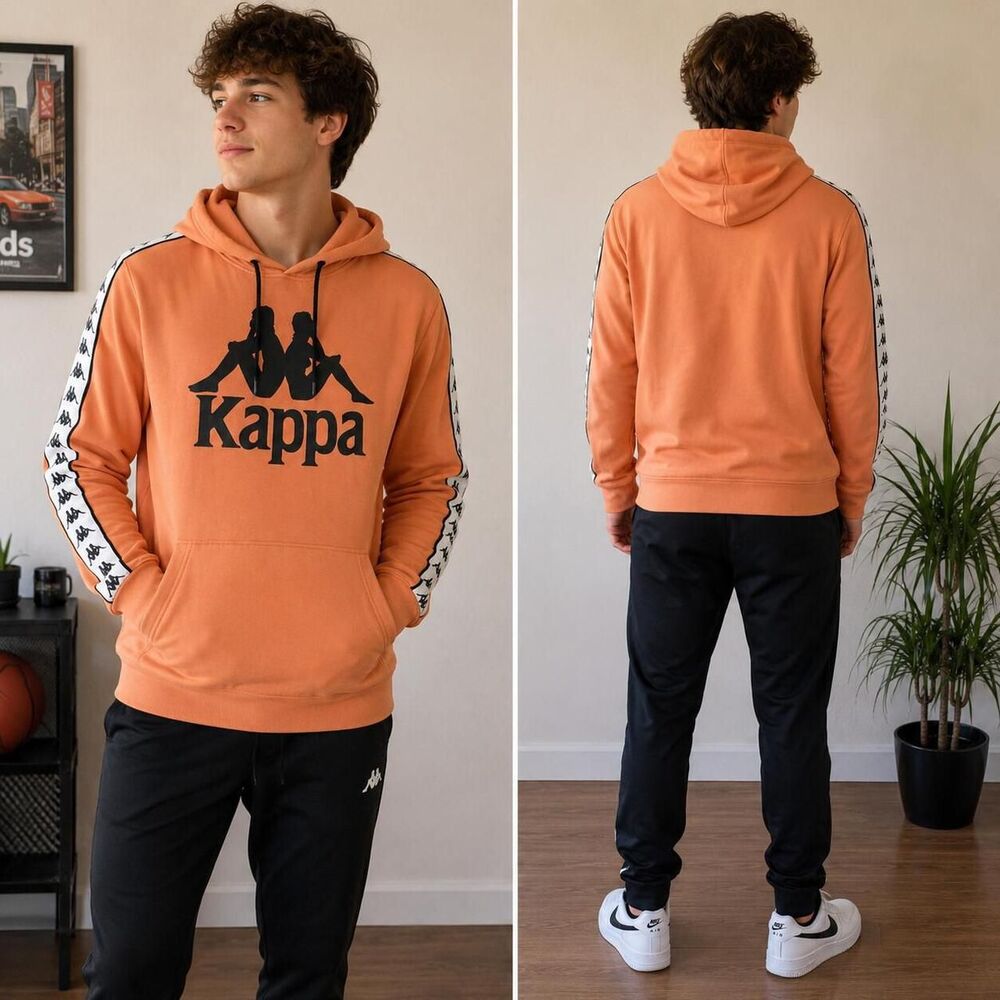 Kappa Men's Orange Sweatshirt